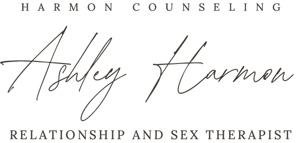 Ashley Harmon — Relationship and Sex Therapist logo, dark version
